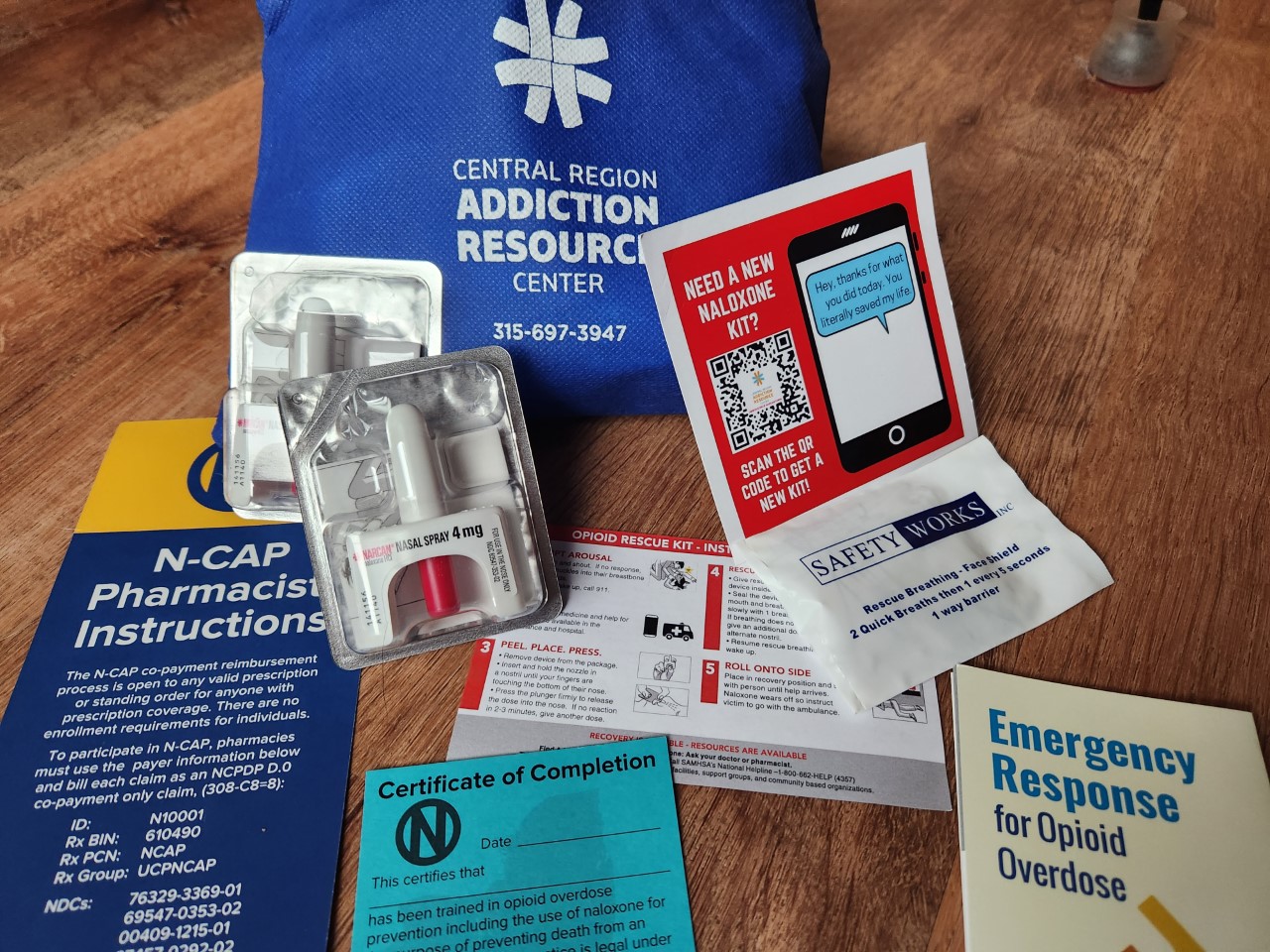 This is how the FREE Narcan kit arrives at to your home in NYS.